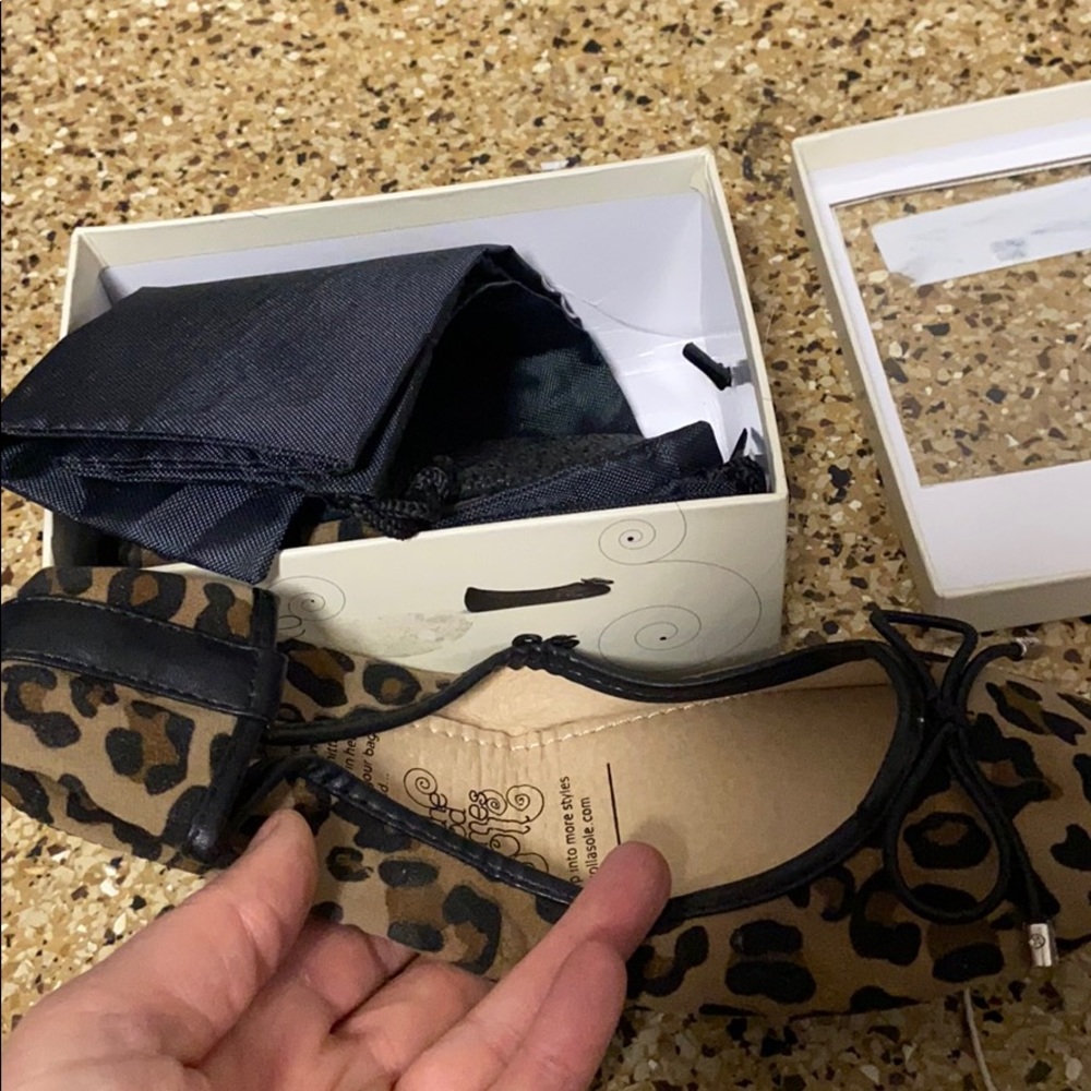 New Rollasole leopard flats